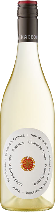 Vinaceous Wines Crafted by Hand Fiano 2023 bottle — Mount Barker